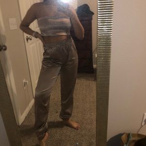 My Revenge Satin Pant Set - FASHIONNOVA